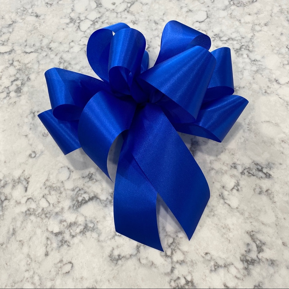 Giant Ribbon Royal Blue Gift Bow